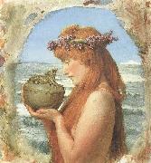 Sir Lawrence Alma-Tadema,OM.RA,RWS Pandora (mk46) Spain oil painting artist